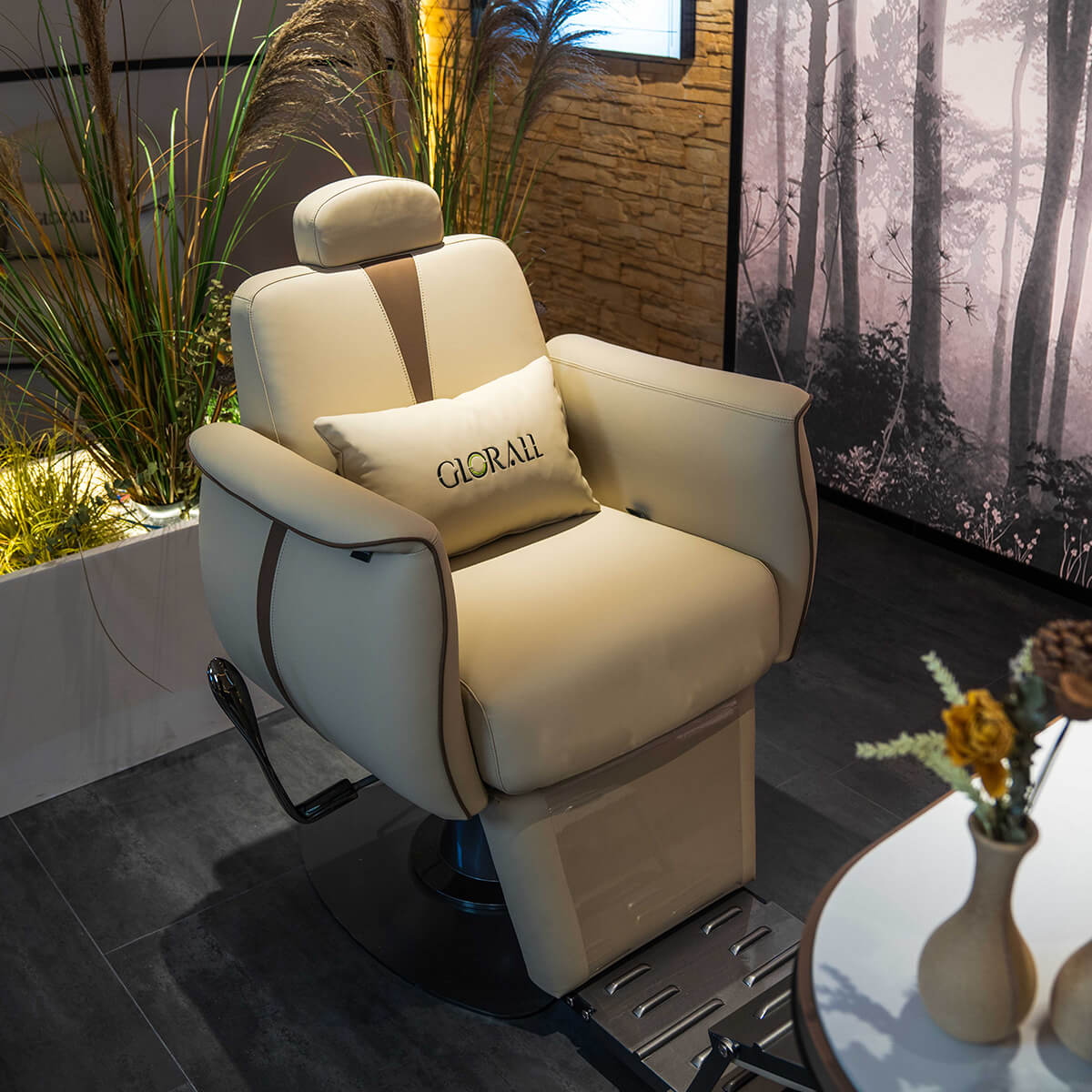 Glorall salon furniture barber chair reclining salon chair for makeup hair beauty equipment
