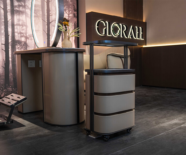 Glorall salon station with wheel high quality design modern salon beauty (3)