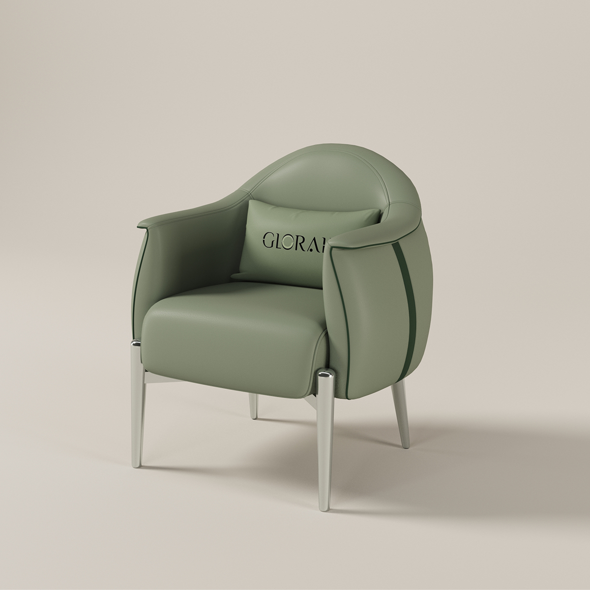 Glorall green nail chair (2)