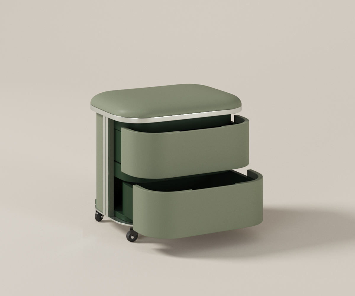 Glorall green pedi station for pedicure spa chair (4)