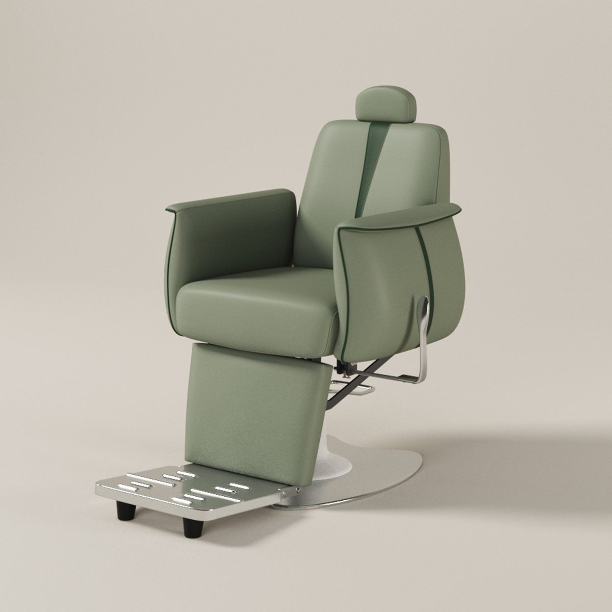 Glorall green salon furniture barber chair makeup chair beauty chair for beauty salon studio- (2)