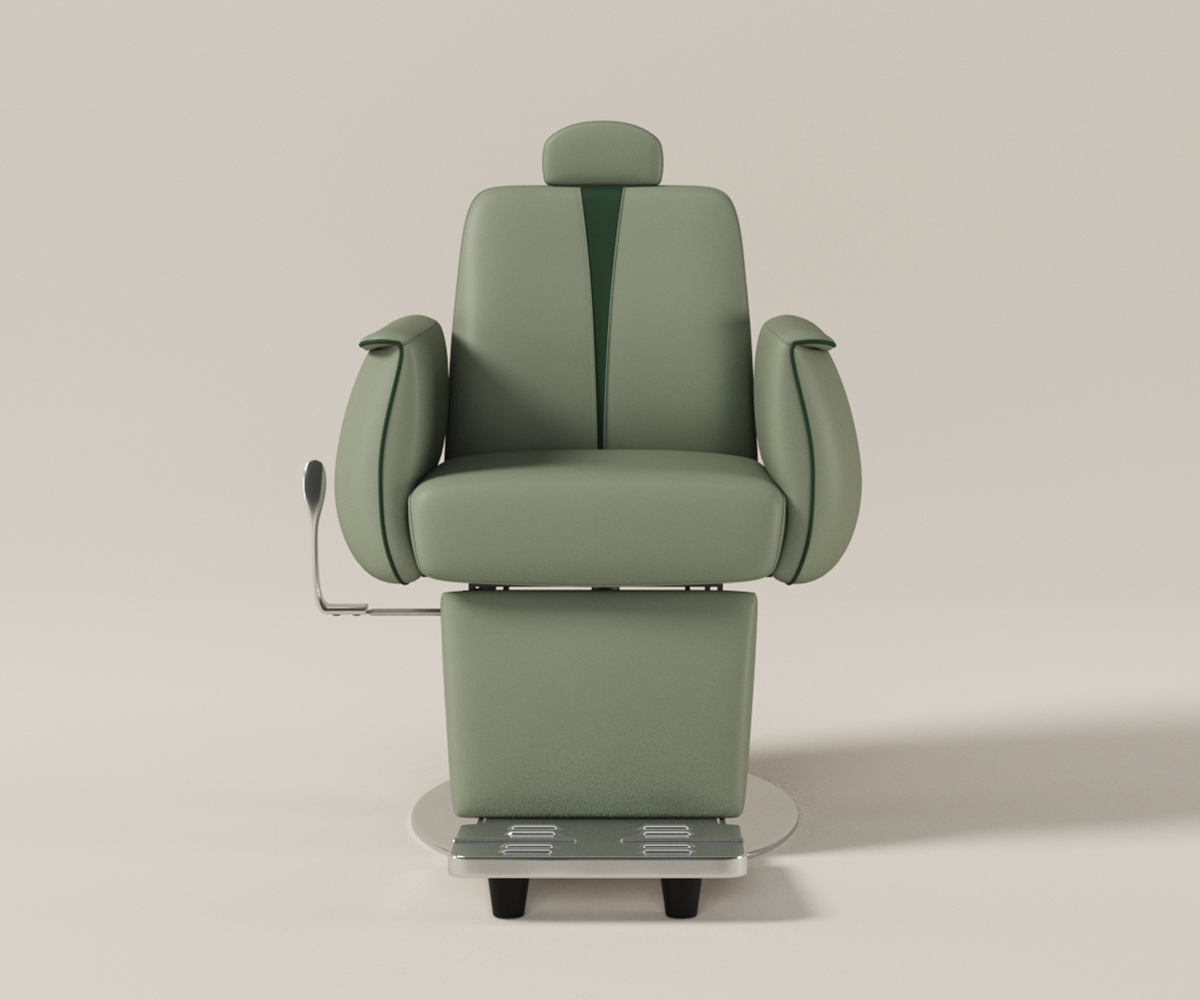Glorall green salon furniture barber chair makeup chair beauty chair for beauty salon studio- (4)