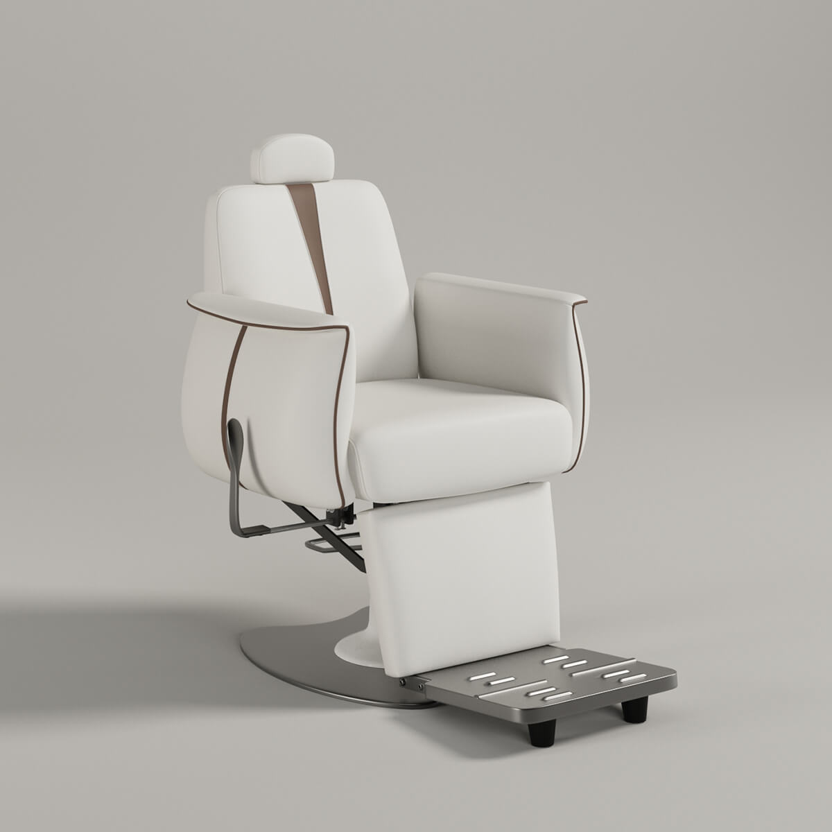 Glorall white beauty chair salon reclining makeup chair new collection- (1)