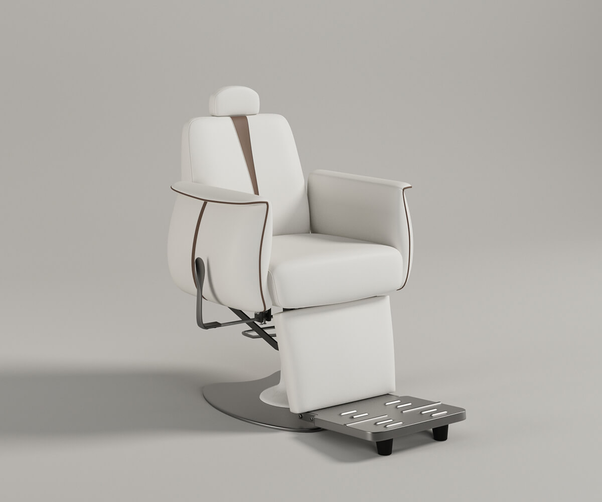 Glorall white beauty chair salon reclining makeup chair new collection- (4)