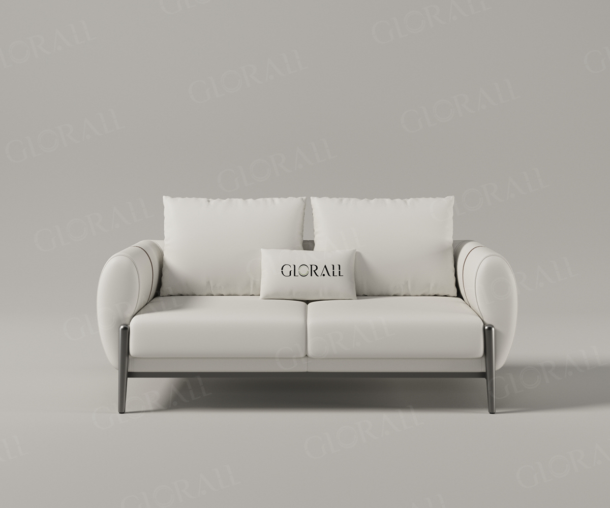 Glorall white color sofa set reception sofa waiting chair reception area rest chair- (3)