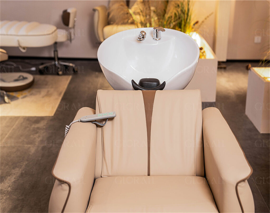 Brown | TR8003 | Shampoo Chair - Glorall Beauty | A Brand For Salon ...